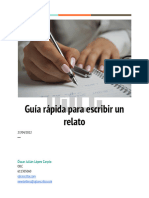 Guia Rapida para Escribir Un Relato