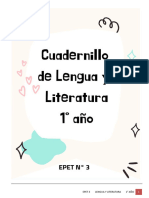 Cuadernillo Lengua y Literatura