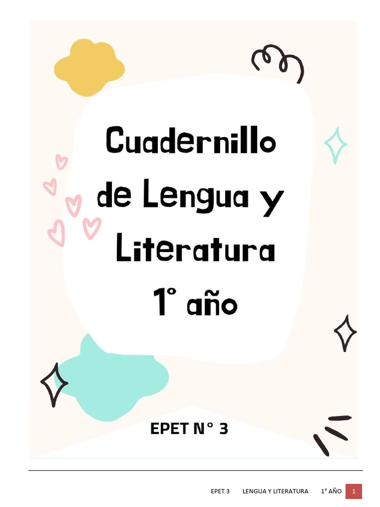 Cuadernillo Lengua y Literatura | PDF | Prometeo | Mitología griega