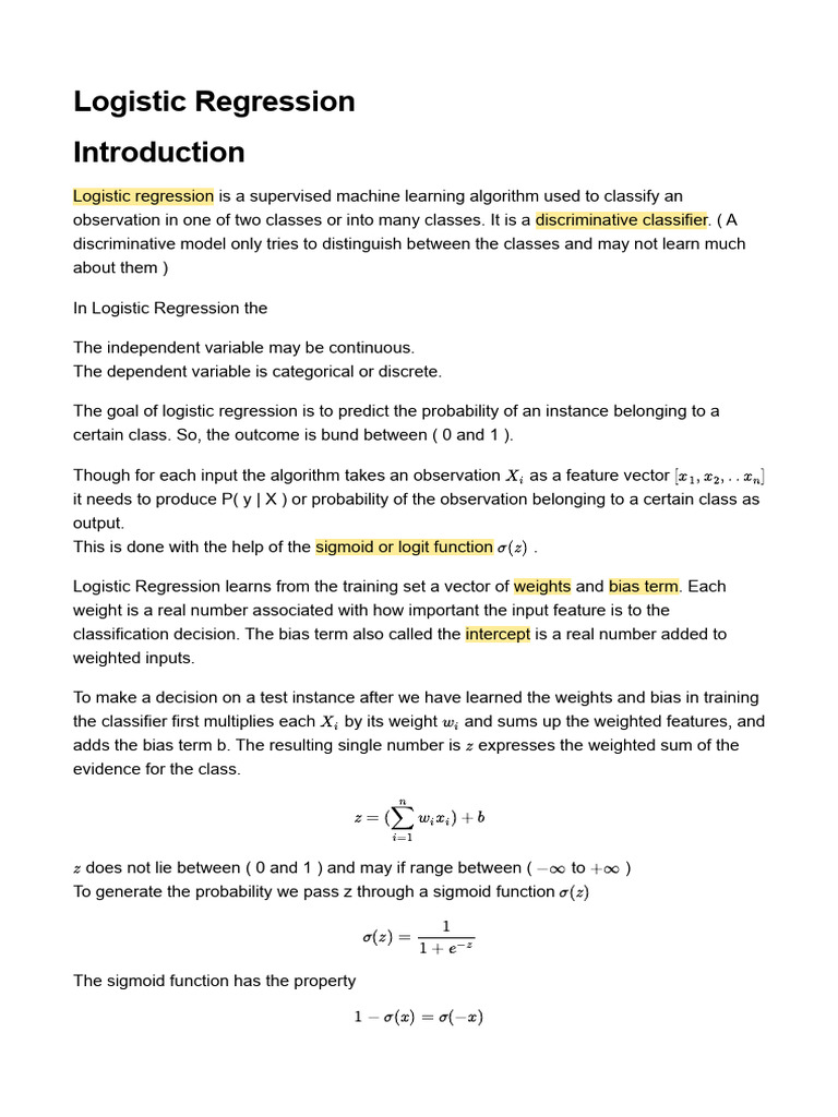 Logistic Regression Tutorial Pdf – SDNA