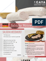 Receita SALSICHA Weisswurst