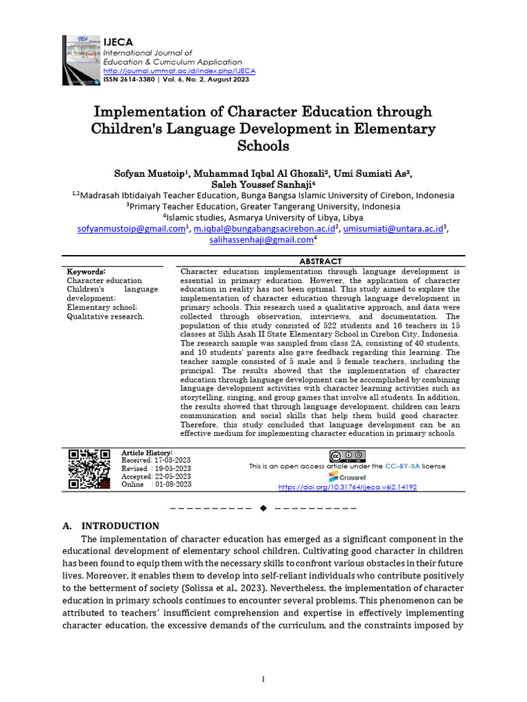 implementation-of-character-education-through-children-s-language