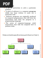 IICT Lecture # 09 Softwars Its Types