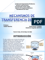 Mecanismos de Transferencia de Calor