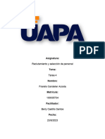 Reclutamiento y Seleccion Tarea 4