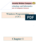 Window Programming Ch1