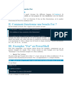 3 - PowerShell Et Les Boucles