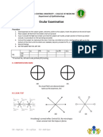 Ocular Examination Results Sheet Blank Form