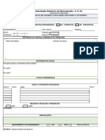 Solicitação Relatório de Manutenção em Equipamento