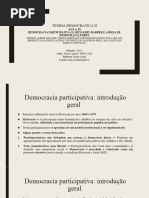 Benjamin Barber - Teoria Democrática 