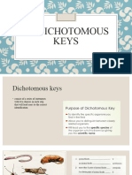 Dichotomous Key