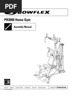 PR3000 Home Gym: Assembly Manual