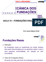 Aula 10 - Fundações Rasas