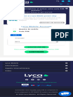 Enregistrer Votre SIM Lyca Mobile