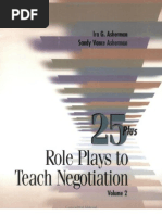 Download 25 Role Plays to Teach Negotiation by John Samborski SN68595354 doc pdf