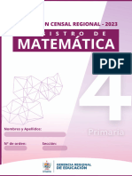 Registro Matematicas Primaria