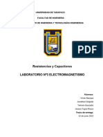 LAB 3 ELECTROMAGNETISMO Resistencia y Capacitores2.0