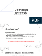 Disertacion Objetos Tecnologicvos Primero