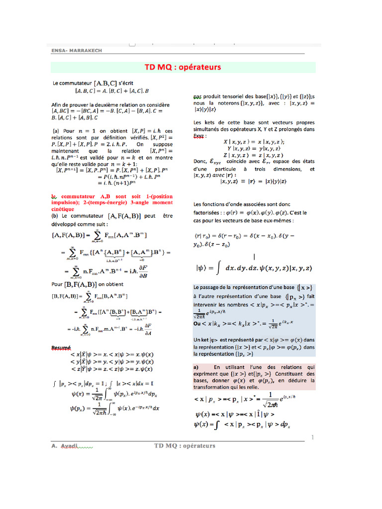 2 TD2 Complements Cor | PDF