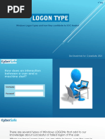 Cyber Safety - Logon Type