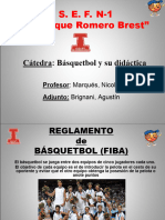 Reglamento ISEF (Basquet FIBA)