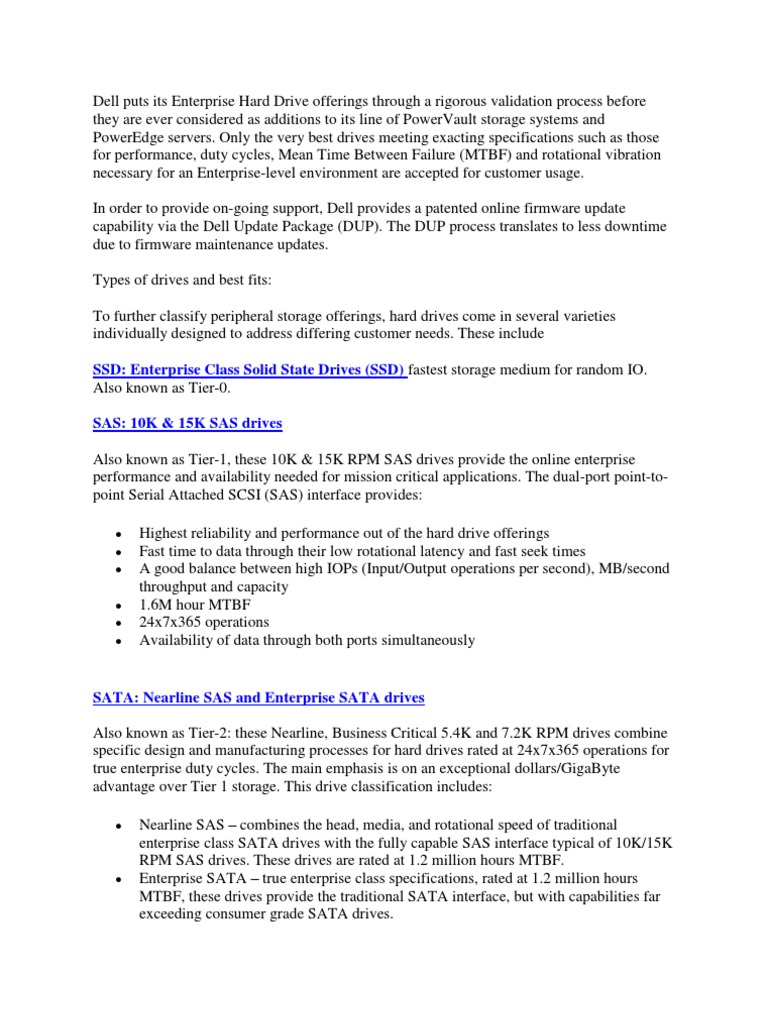 SSD: Enterprise Class Solid State Drives (SSD) | PDF
