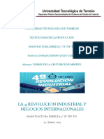 La 4 Revolucion Industrial y Negocios Internacionales