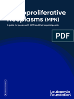 Myeloproliferative Neoplasms MPN - A Guide For People With MPN