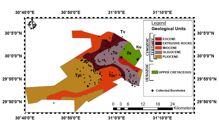 Geological Map Pdf Geology Earth Sciences