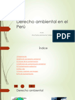 Derecho Ambiental EN EL PERU