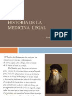 HistoriaMedicinaLegal DR Benito Morales