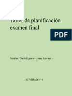 Trabajo Planificación Examen Final