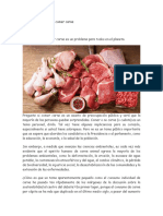 El Costo Ambiental de Comer Carne