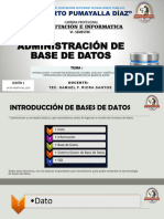 Sesion 1 y 2 - Conceptos Básicos de Un SGBD y de Tipos de Datos