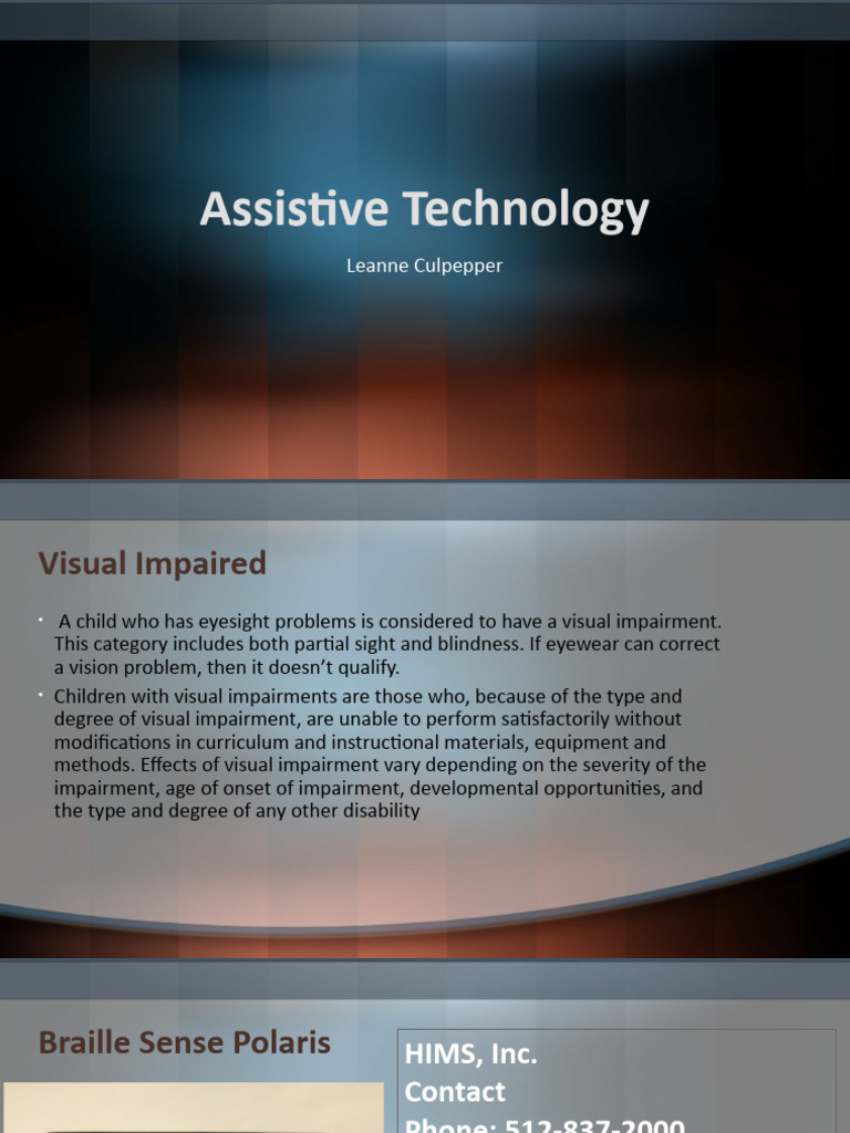 BrailleSense Polaris for Visual Impairment | PDF | Visual Impairment ...