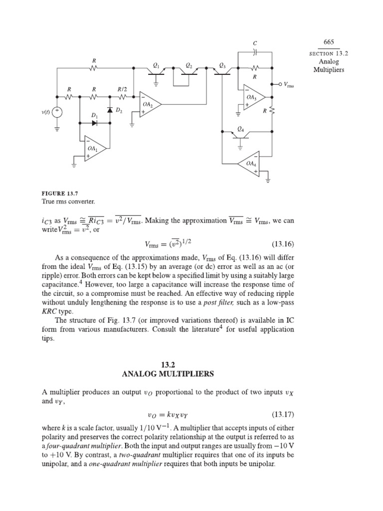 Analog Multiplier PDF