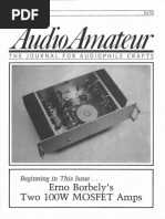 Erno Borbely Servo 100 From Audio-Amateur-1984-1