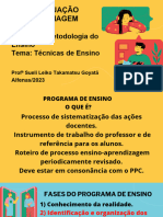 Aula - Técnicas de Ensino