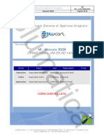 Esempio Manuale Sistema Gest IntegratoSGISA