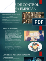 Fases de Control en Una Empresa