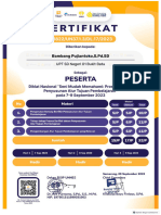 Sertifikat Bambang Pujiantoko, S.PD - SD Diklat ATP