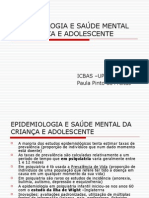 Epidemiologia e Saúde Mental Da Criança e Adolescente