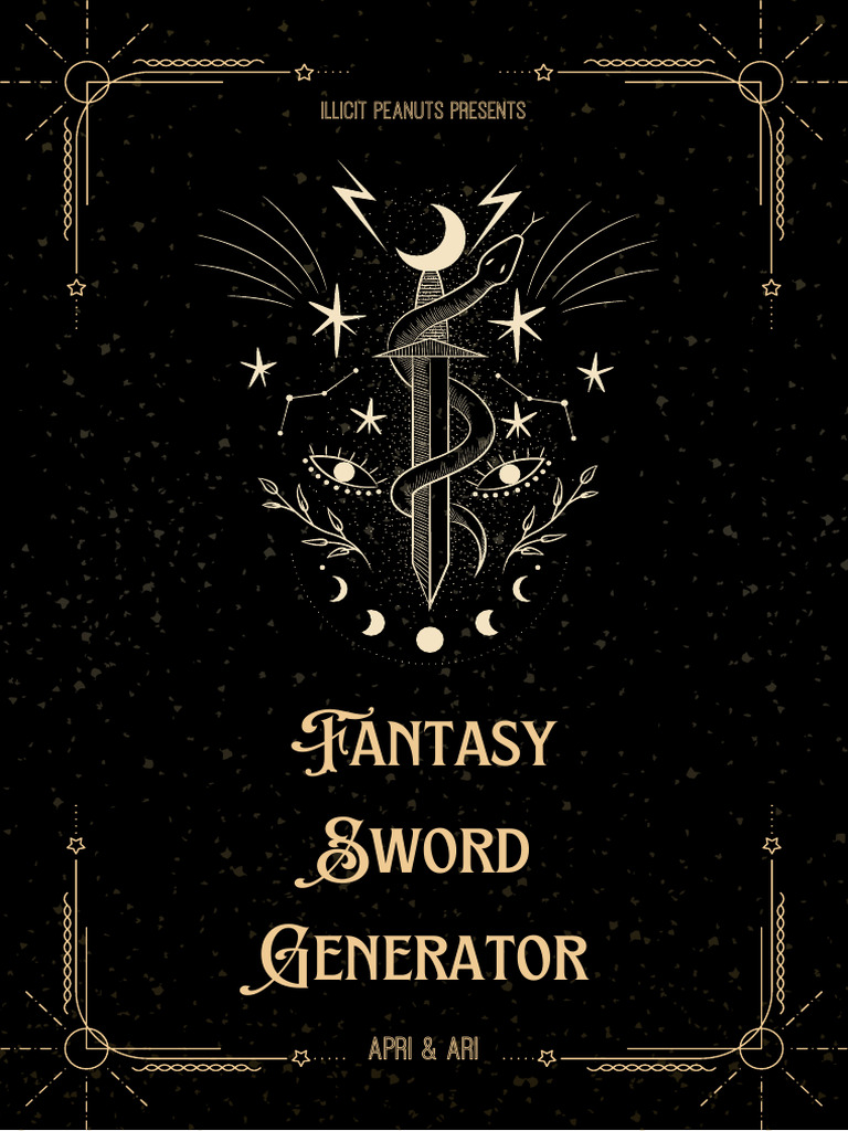 Fantasy sword generator pdf pdf sword blade weapons