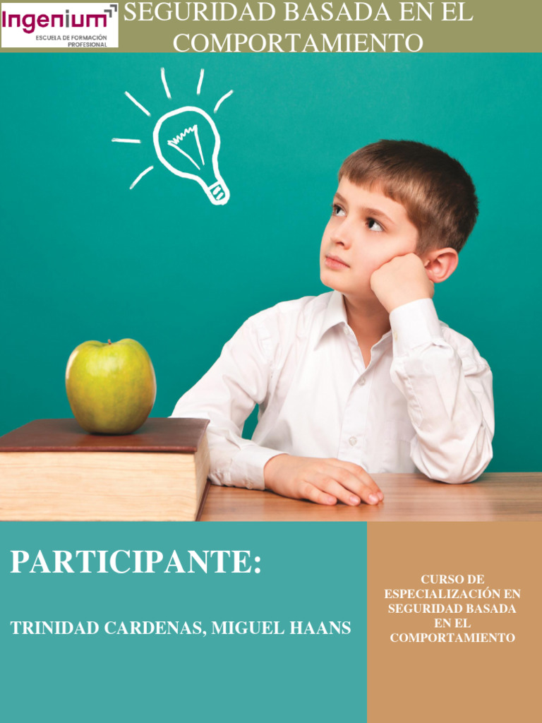 TRABAJO DE (Seguridad Basada en El Comportamiento) | PDF | Actitud ...