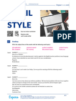 Email Style American English Teacher