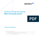 Aenza - Manual de Usuario Portal de Soporte