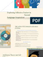 Exploring Affective Factors in Second Language Acquisition