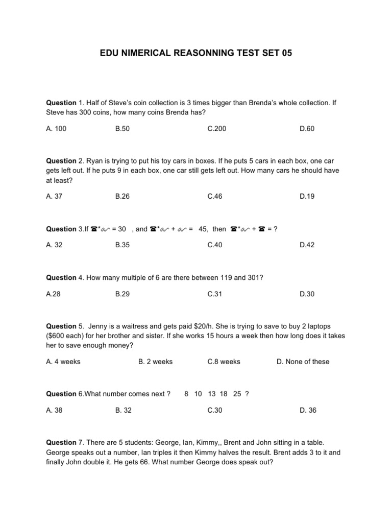 Numerical reasoning 5 pdf triangle polytopes