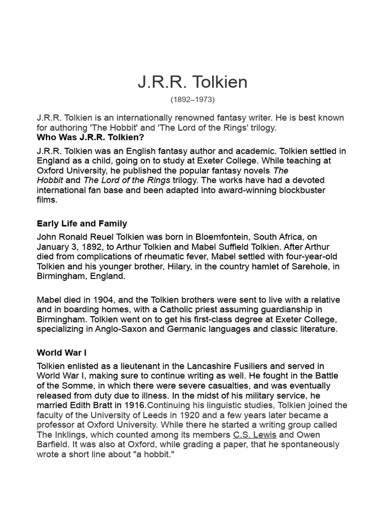 tolkien lord of the rings pdf free download
