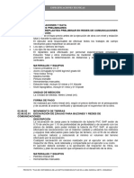 Especificaciones Tecnicas Comunicaciones